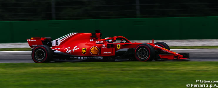 Sebastian Vettel supera por muy poco a Lewis Hamilton - Reporte Pruebas Libres 3 - GP de Italia