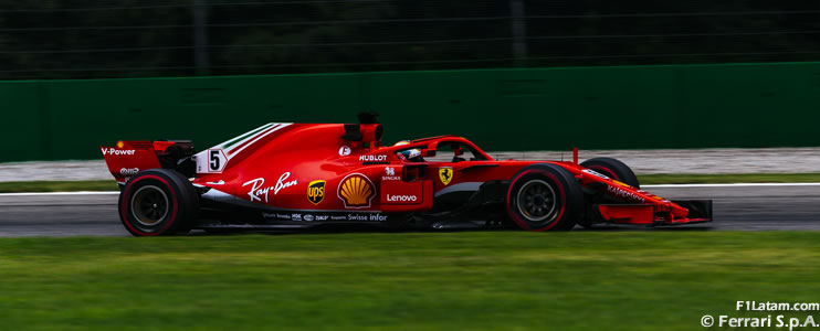 Sebastian Vettel supera por muy poco a Lewis Hamilton - Reporte Pruebas Libres 3 - GP de Italia 