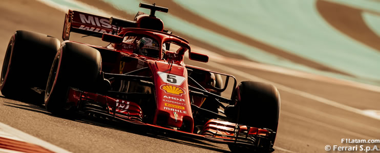Vettel comanda el primer día de entrenamientos de los neumáticos Pirelli de 2019