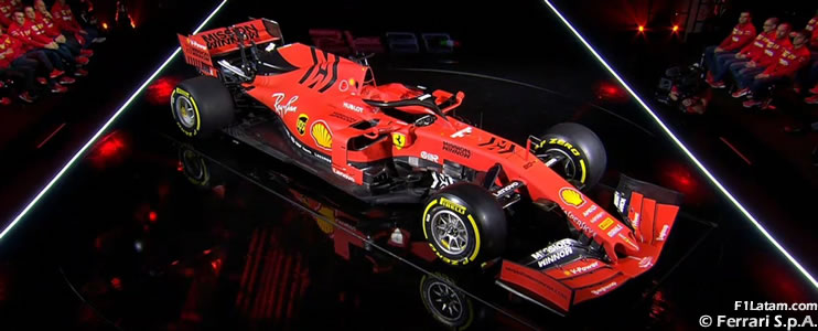Ferrari presenta el nuevo SF90 de Sebastian Vettel y Charles Leclerc para 2019
