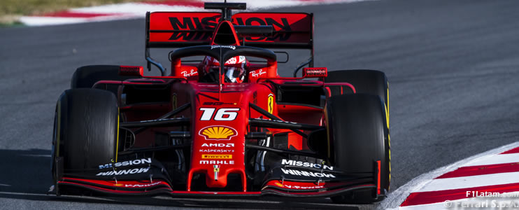 Charles Leclerc mantiene el buen comienzo del nuevo Ferrari SF90 - Tests en Barcelona - Día 2