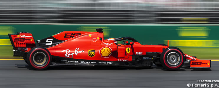 Vettel mantiene a Ferrari al frente - Reporte Pruebas Libres 2 - GP de Bahrein