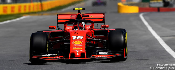 Leclerc lidera la sesión y Hamilton choca - Reporte Pruebas Libres 2 - GP de Canadá