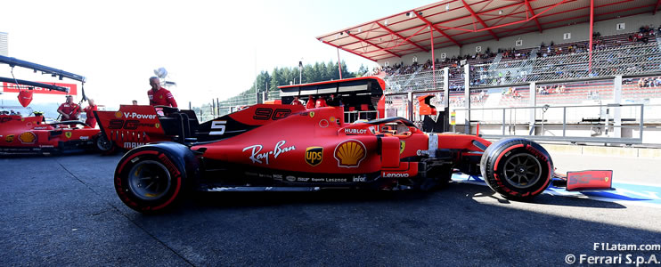 Vettel y Leclerc encabezan el buen inicio de Ferrari - Reporte Pruebas Libres 1 - GP de Bélgica