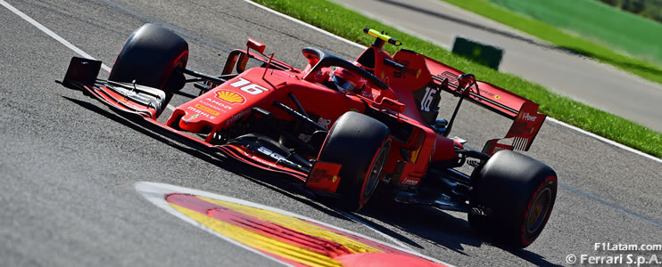 Leclerc de nuevo adelante y Hamilton se estrella - Reporte Pruebas Libres 3 - GP de Bélgica