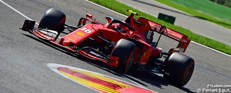 Leclerc de nuevo adelante y Hamilton se estrella - Reporte Pruebas Libres 3 - GP de Bélgica 