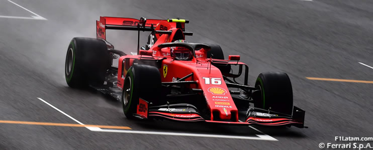 Leclerc impone el ritmo bajo la lluvia - Reporte Pruebas Libres 1 - GP de Italia