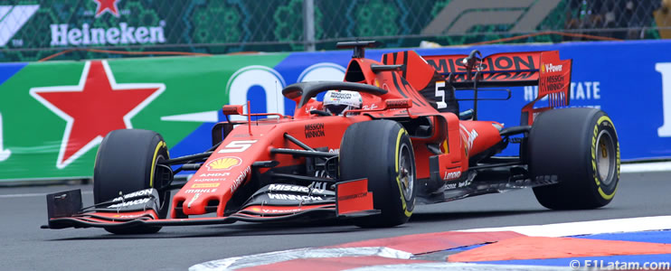 Sebastian Vettel comanda la ofensiva de Ferrari - Reporte Pruebas Libres 2 - GP de México