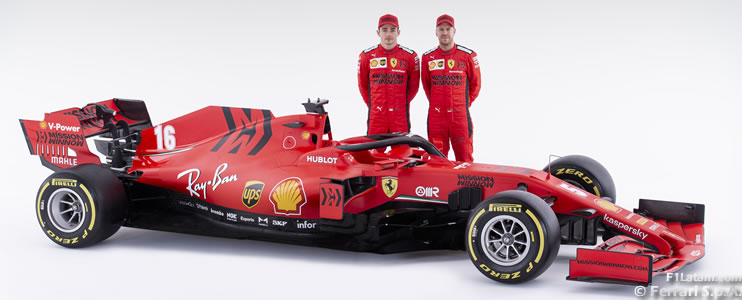 La Scuderia Ferrari presenta el nuevo auto de Vettel y Leclerc para 2020: el SF1000