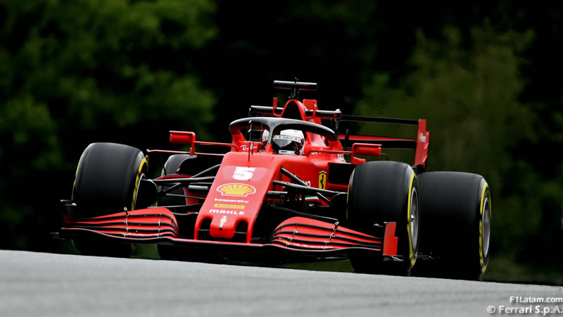 Sebastian Vettel se clasifica apenas en el undécimo lugar en Spielberg
