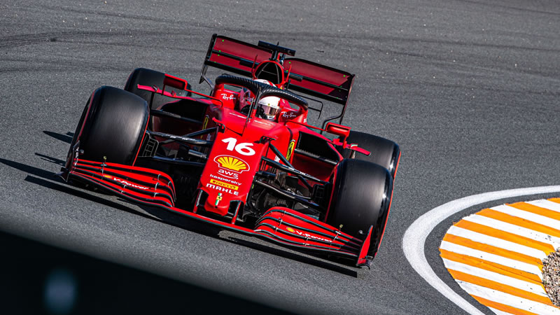 Leclerc lidera la armada de Ferrari. Hamilton queda fuera - Reporte Pruebas Libres 2 - GP de Países Bajos
