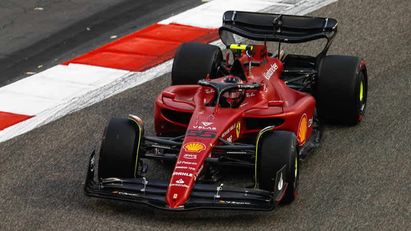 Carlos Sainz coloca a Ferrari adelante - Test en Bahrein F1 2022 - Día 2 