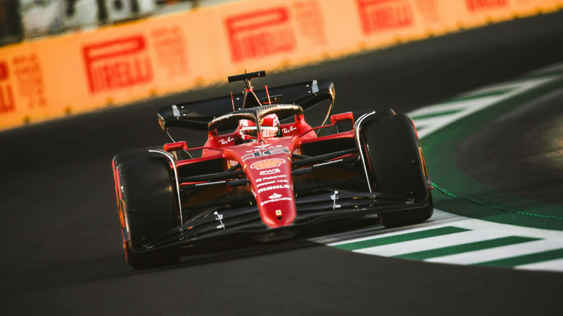 Leclerc por muy poco supera a Verstappen y Pérez - Reporte Pruebas Libres 3 - GP de Arabia Saudita 