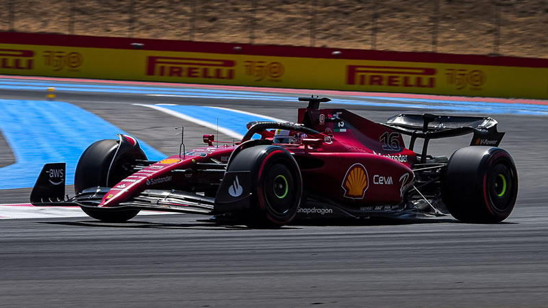 Leclerc adelante y Verstappen lo asedia - Reporte Pruebas Libres 1 - GP de Francia
