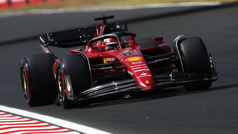 Leclerc con paso firme mantiene a Ferrari al frente - Reporte Pruebas Libres 2 - GP de Hungría 