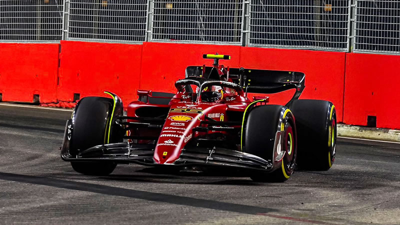 Sesión intensa de trabajo para Ferrari en el Marina Bay Circuit 