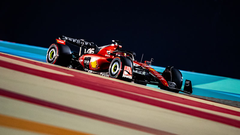 Jornada intensa para Leclerc y Sainz en los primeros entrenamientos en Sakhir