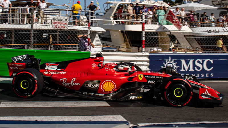 Grilla de partida del GP de Mónaco tras penalización para Leclerc