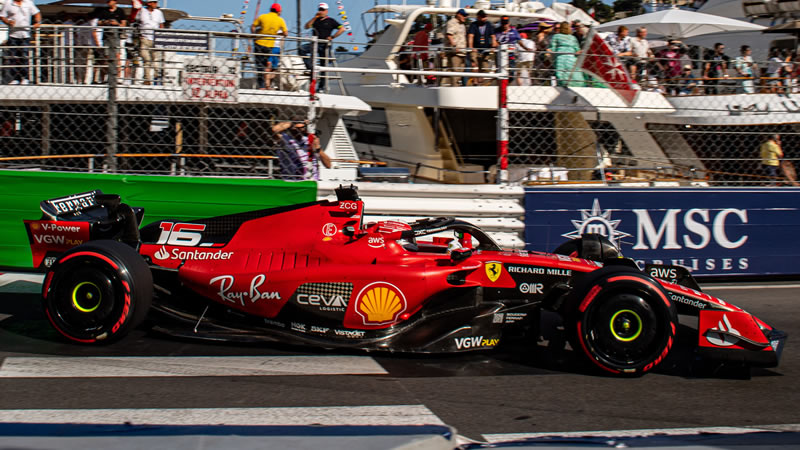 Grilla de partida del GP de Mónaco tras penalización para Leclerc 