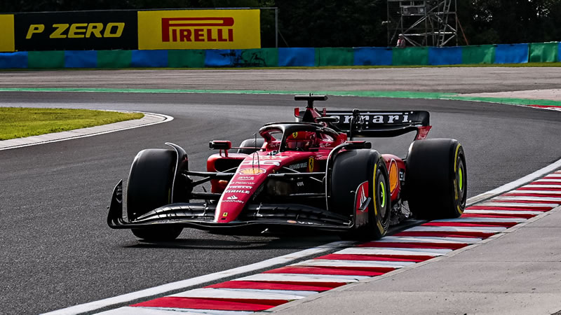 Charles Leclerc finaliza adelante - Reporte Pruebas Libres 2 - GP de Hungría 