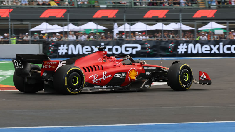 Leclerc y Sainz toman la primera fila en CDMX - Reporte Clasificación - GP de México 