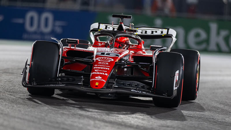 Ferrari con Leclerc y Sainz comanda la sesión  - Reporte Pruebas Libres 2 - GP de Las Vegas 