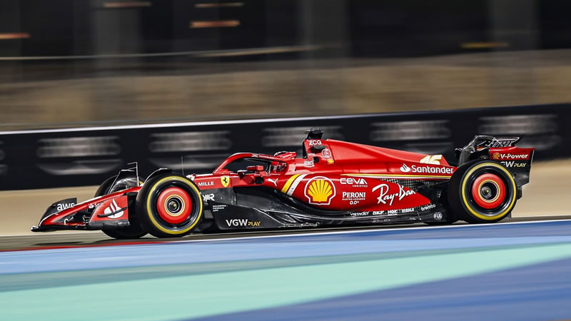 Leclerc y el Ferrari SF-24 concluyen las pruebas en lo más alto - Tests Bahrein - Día Final 