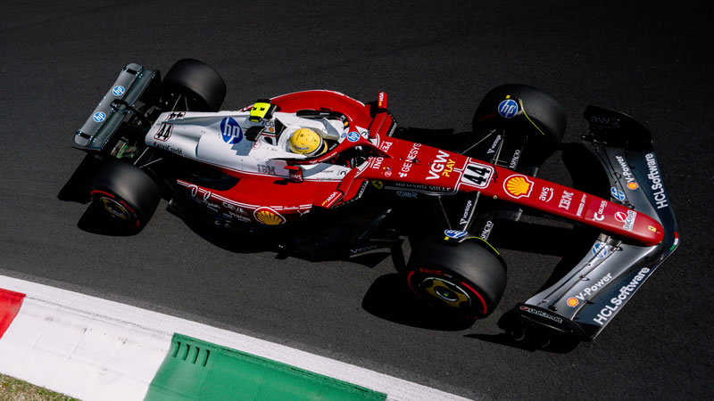 Parrilla de salida del GP de Italia  tras penalización para Hamilton