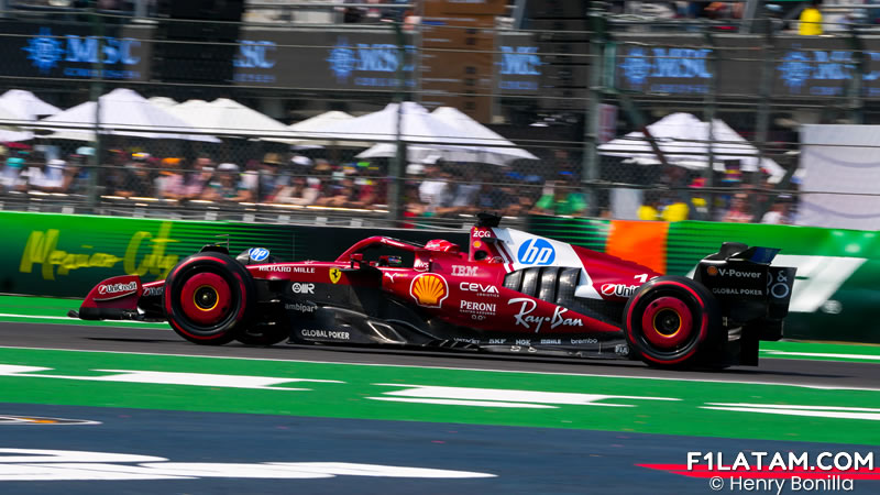 Charles Leclerc marca el ritmo en la primera tanda  - Reporte Pruebas Libres 1 - GP de México