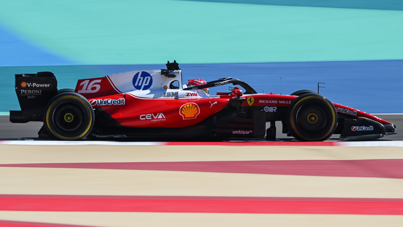 Leclerc por delante de Norris y Verstappen en el cierre de los tests de pretemporada en Bahrein
