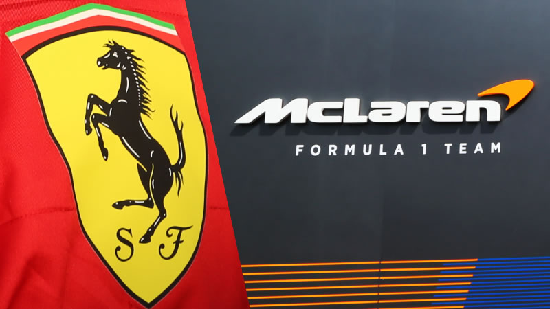 Ferrari y McLaren anuncian las fechas de presentación de sus autos para 2022 