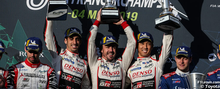 Toyota ganó el título de constructores del FIA WEC en Spa y Alonso acaricia el título de pilotos
