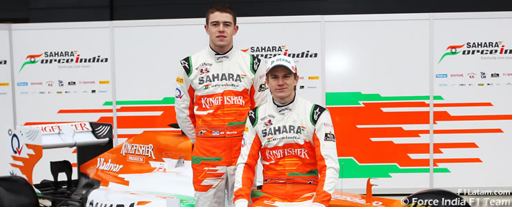 Paul di Resta y Nico Hülkenberg se alistan para su primer reto con el nuevo VJM05
 
