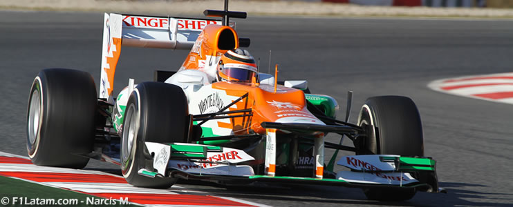 Nico Hülkenberg al comando de los tiempos - Test en Barcelona - Día 2