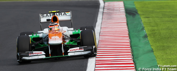 Colisión de Di Resta y árduo trabajo para Hülkenberg - Reporte Viernes - GP de Japón - Force India 