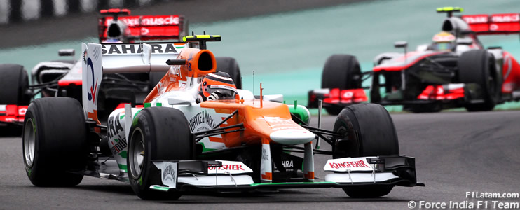 Nico Hülkenberg sorprende nuevamente en Interlagos - Reporte Carrera - GP de Brasil - Force India 