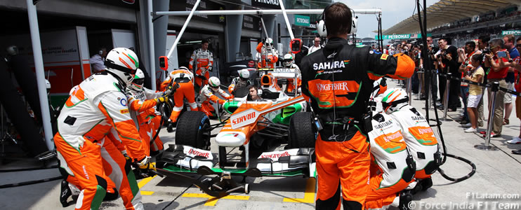 Los problemas en pits con las tuercas son historia - Previo - GP de China - Force India