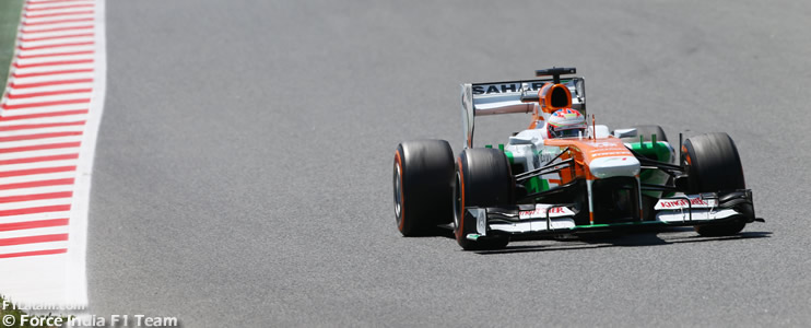 Paul di Resta sigue demostrando su gran nivel - Reporte Carrera - GP de España - Force India 
