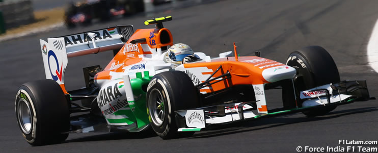 Un final nada feliz para Sutil en su carrera 100 - Reporte Carrera - GP de Hungría - Force India 