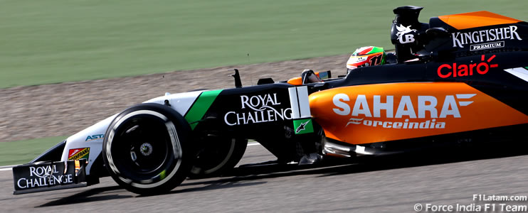 El piloto mexicano Sergio Pérez logra el mejor tiempo - Test en Bahrein - Día 5 