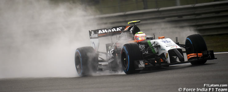 Jornada complicada para Sergio 'Checo' Pérez - Reporte Clasificación - GP de China - Force India
 