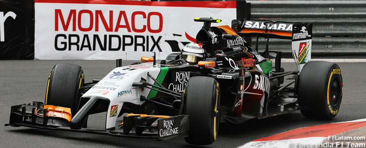 Pérez y Hülkenberg constantes en el top 10 - Reporte Jueves - GP de Mónaco 
 - Force India
 