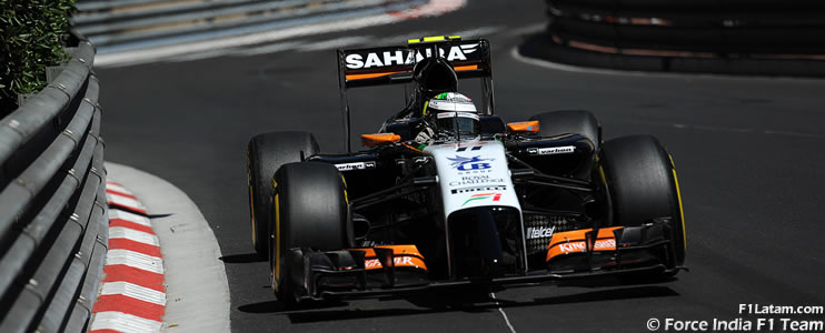 Sergio Pérez inconforme con su resultado en la Q3 - Reporte Clasificación - GP de Mónaco - Force India
 