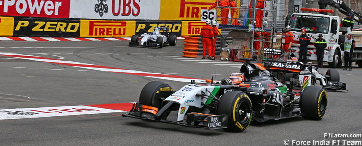 Hülkenberg resistió y se llevó un preciado botín - Reporte Carrera - GP de Mónaco - Force India
 