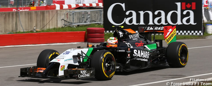 Pérez y Hülkenberg destacan el ritmo en tandas largas - Reporte Viernes - GP de Canadá - Force India
 