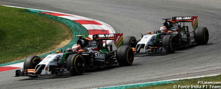 Pérez y Hülkenberg confían en el potencial del VJM07 en Monza - Previo - GP de Italia - Force India
 