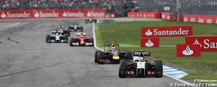 Optimismo ante la buena temporada de Pérez y Hülkenberg - Previo - GP de Hungría - Force India
