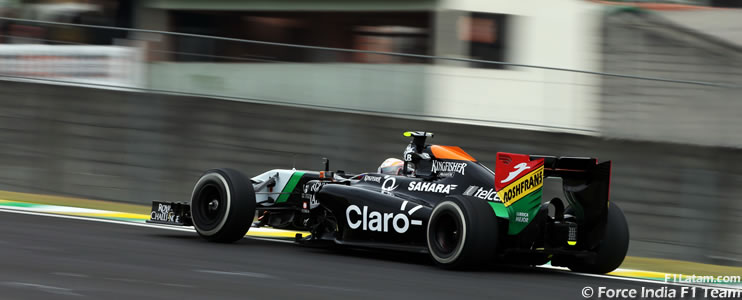 Grilla de partida provisional del Gran Premio de Brasil tras penalizaciones a Kvyat y Pérez
 