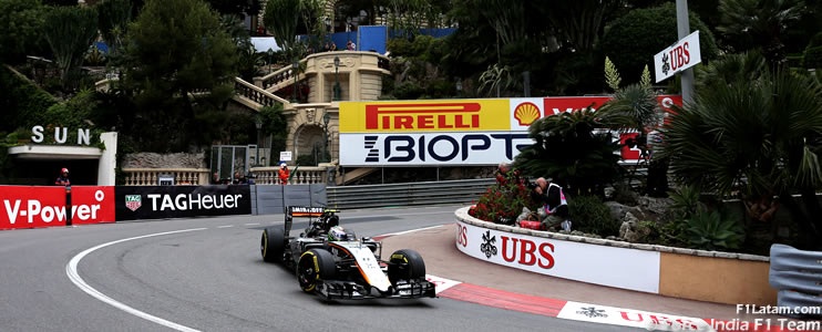 Pérez: "El auto me da la confianza para presionar" - Reporte Jueves - GP de Mónaco - Force India
