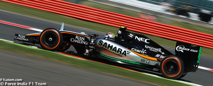 Pérez y Hülkenberg contentos con el auto B - Reporte Viernes - GP de Gran Bretaña - Force India
